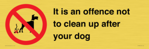 IV7368: It is an offence not to clean up after your dog