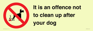 IV7368: It is an offence not to clean up after your dog
