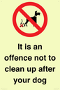 IV7368: It is an offence not to clean up after your dog