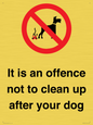 IV7368: It is an offence not to clean up after your dog