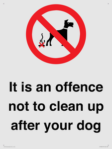 IV7368: It is an offence not to clean up after your dog