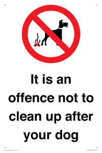 IV7368: It is an offence not to clean up after your dog