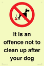 IV7368: It is an offence not to clean up after your dog