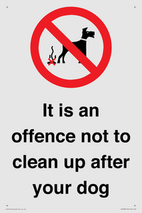 IV7368: It is an offence not to clean up after your dog