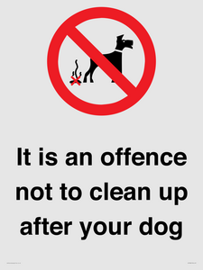 IV7368: It is an offence not to clean up after your dog