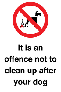 IV7368: It is an offence not to clean up after your dog