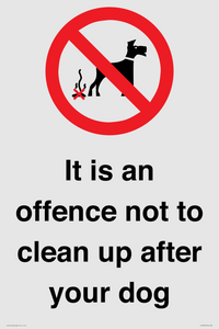 IV7368: It is an offence not to clean up after your dog