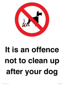 IV7368: It is an offence not to clean up after your dog