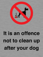 IV7368: It is an offence not to clean up after your dog