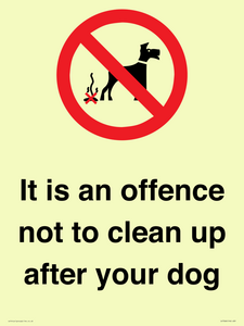 IV7368: It is an offence not to clean up after your dog