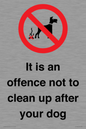 IV7368: It is an offence not to clean up after your dog