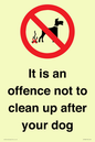 IV7368: It is an offence not to clean up after your dog