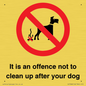 IV7368: It is an offence not to clean up after your dog