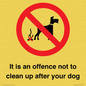 IV7368: It is an offence not to clean up after your dog