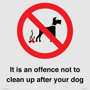 IV7368: It is an offence not to clean up after your dog