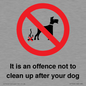 IV7368: It is an offence not to clean up after your dog
