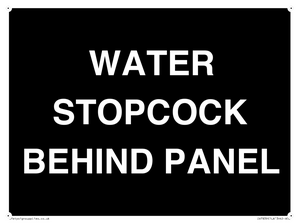 IV7839: WATER STOPCOCK BEHIND PANEL