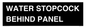 IV7839: WATER STOPCOCK BEHIND PANEL