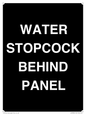 IV7839: WATER STOPCOCK BEHIND PANEL