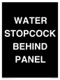 IV7839: WATER STOPCOCK BEHIND PANEL