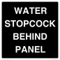 IV7839: WATER STOPCOCK BEHIND PANEL