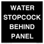 IV7839: WATER STOPCOCK BEHIND PANEL