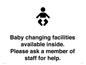 IV7840: Baby changing facilities available inside. Please ask a member of staff for help.