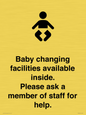 IV7840: Baby changing facilities available inside. Please ask a member of staff for help.