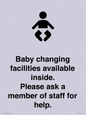 IV7840: Baby changing facilities available inside. Please ask a member of staff for help.