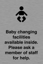 IV7840: Baby changing facilities available inside. Please ask a member of staff for help.