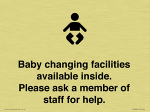 IV7840: Baby changing facilities available inside. Please ask a member of staff for help.