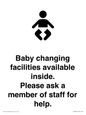 IV7840: Baby changing facilities available inside. Please ask a member of staff for help.