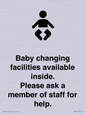 IV7840: Baby changing facilities available inside. Please ask a member of staff for help.