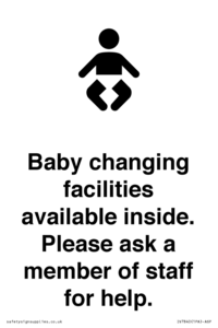 IV7840: Baby changing facilities available inside. Please ask a member of staff for help.