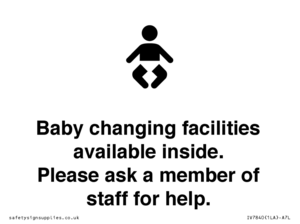 IV7840: Baby changing facilities available inside. Please ask a member of staff for help.