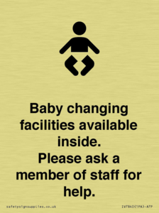 IV7840: Baby changing facilities available inside. Please ask a member of staff for help.