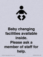 IV7840: Baby changing facilities available inside. Please ask a member of staff for help.