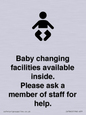 IV7840: Baby changing facilities available inside. Please ask a member of staff for help.