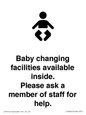 IV7840: Baby changing facilities available inside. Please ask a member of staff for help.