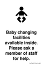 IV7840: Baby changing facilities available inside. Please ask a member of staff for help.
