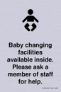 IV7840: Baby changing facilities available inside. Please ask a member of staff for help.