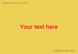 IV7872: Custom blank information sign. Red text, plain background