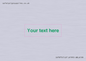 IV7875: Custom blank information sign. Green text, plain background