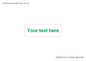 IV7875: Custom blank information sign. Green text, plain background