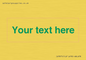 IV7875: Custom blank information sign. Green text, plain background