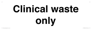 KT13242: Clinical waste only
