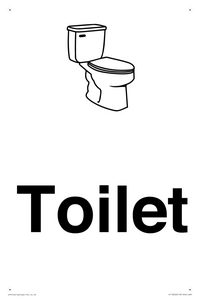 KT13252: Dementia Toilet signs