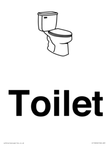 KT13252: Dementia Toilet signs