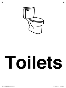 KT13254: Dementia Toilets signs