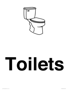 KT13254: Dementia Toilets signs